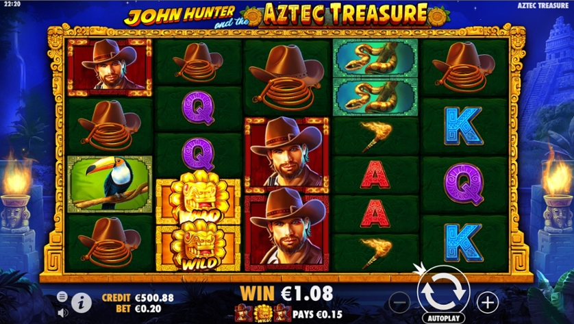 Слот-автоматы «John Hunter and the Aztec Treasure» от Pragmatic Play и Вулкан Старс казино
